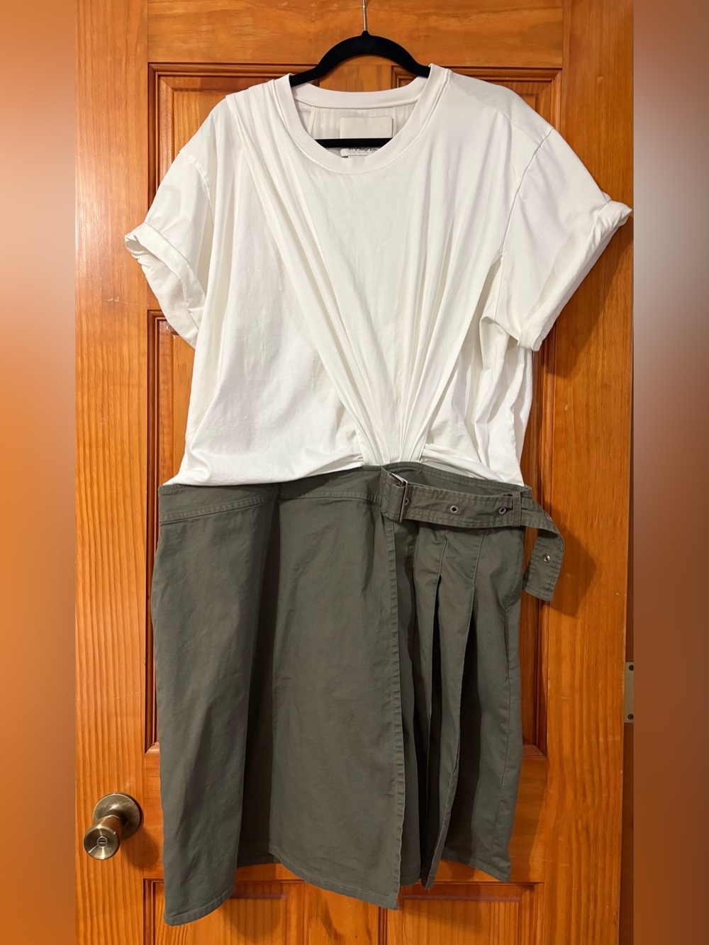 Utility DRESS by designer Philip Lim, XXL, skirt/ringer tee as one piece - Picture 3 of 11